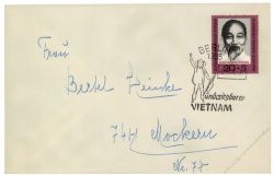 DDR 1970 FDC Mi-Nr. 1602 SSt. Unbesiegbares Vietnam