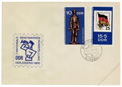 DDR 1970 FDC Mi-Nr. 1613-1614 ESt. Nationale Briefmarkenausstellung der Jugend (copy)