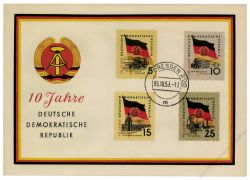 DDR 1959 FDC Mi-Nr. 722-731 ESt. 10 Jahre Deutsche Demokratische Republik