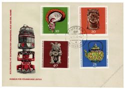 DDR 1971 FDC Mi-Nr. 1632-1635 ESt. Museum fr Vlkerkunde