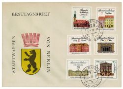 DDR 1971 FDC Mi-Nr. 1661-1666 ESt. Bedeutende Bauwerke