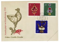 DDR 1971 FDC Mi-Nr. 1682-1687 ESt. Grnes Gewlbe Dresden