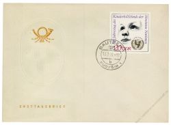 DDR 1971 FDC Mi-Nr. 1690 ESt. 25 Jahre Kinderhilfsfonds der Vereinten Nationen