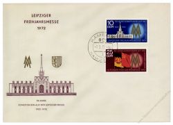 DDR 1972 FDC Mi-Nr. 1743-1744 ESt. Leipziger Frhjahrsmesse