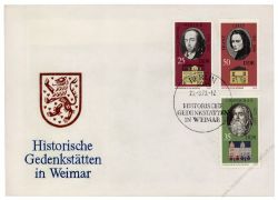 DDR 1973 FDC Mi-Nr. 1856-1861 SSt. Historische Gedenksttten in Weimar