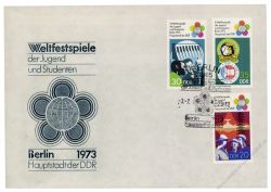 DDR 1973 FDC Mi-Nr. 1862-1866 SSt. Weltfestspiele der Jugend und Studenten