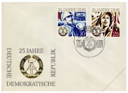 DDR 1974 FDC Mi-Nr. 1949-1952 SSt. 25 Jahre DDR