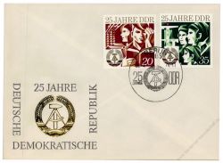 DDR 1974 FDC Mi-Nr. 1949-1952 SSt. 25 Jahre DDR