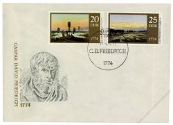 DDR 1974 FDC Mi-Nr. 1958-1961 SSt. 200. Geburtstag von Caspar David Friedrich