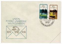 DDR 1974 FDC Mi-Nr. 1984-1987 SSt. 100 Jahre Weltpostverein