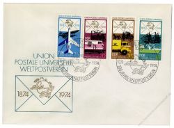 DDR 1974 FDC Mi-Nr. 1984-1987 SSt. 100 Jahre Weltpostverein