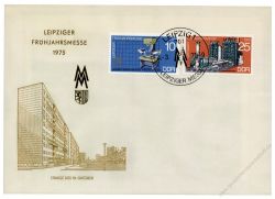 DDR 1975 FDC Mi-Nr. 2023-2024 SSt. Leipziger Frhjahrsmesse