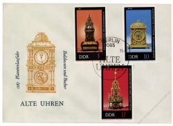 DDR 1975 FDC Mi-Nr. 2055-2060 SSt. Alte Uhren