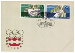 DDR 1975 FDC Mi-Nr. 2099-2104 SSt. Olympische Winterspiele
