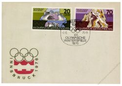 DDR 1975 FDC Mi-Nr. 2099-2104 SSt. Olympische Winterspiele