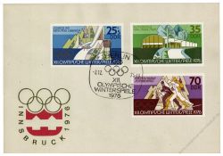 DDR 1975 FDC Mi-Nr. 2099-2104 SSt. Olympische Winterspiele