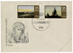 DDR 1974 FDC Mi-Nr. 1958-1961 SSt. 200. Geburtstag von Caspar David Friedrich