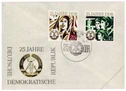 DDR 1974 FDC Mi-Nr. 1949-1952 SSt. 25 Jahre DDR