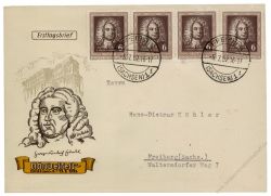 DDR 1952 FDC Mi-Nr. 308 ESt. Hndelfest