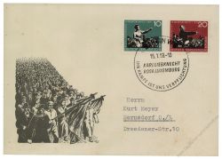 DDR 1959 FDC Mi-Nr. 674-675 SSt. 40. Todestag von Rosa Luxemburg und Karl Liebknecht