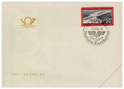 DDR 1960 FDC Mi-Nr. 805B ESt. 125 Jahre Deutsche Eisenbahnen