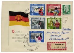 DDR 1964 FDC Mi-Nr. 1059A-1073A SSt. 15 Jahre DDR