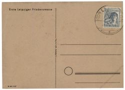 Gemeinschaftsausgaben 1947 Mi-Nr. 947 SSt. Leipziger Frhjahrsmesse