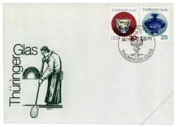 DDR 1983 FDC Mi-Nr. 2835-2838 - Mi-Nr. 2835 mit PF I - SSt. Thringer Glas