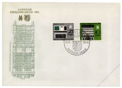 DDR 1983 FDC Mi-Nr. 2779-2780 - Mi-Nr. 2779 mit PF IV - SSt. Leipziger Frhjahrsmesse