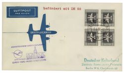 DDR 1958 Erstflug Leipzig-Karl Marx Stadt - Mi-Nr. 609 - DH55
