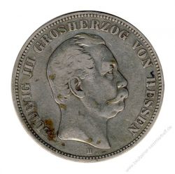 Hessen 1876 G J.67 5 Mark Ludwig III. (1848-1877) ss