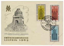 DDR 1963 Mi-Nr. 947-949 SSt. Leipziger Frhjahrsmesse