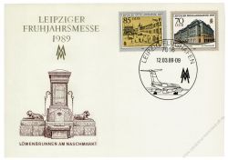 DDR 1989 Mi-Nr. 3235-3236 SSt. Leipziger Frhjahrsmesse