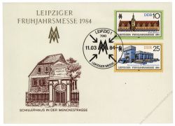 DDR 1984 Mi-Nr. 2862-2863 SSt. Leipziger Frhjahrsmesse