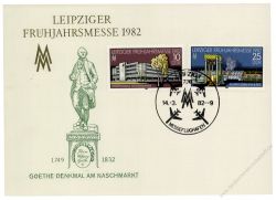 DDR 1982 Mi-Nr. 2683-2684 SSt. Leipziger Frhjahrsmesse