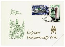 DDR 1976 Mi-Nr. 2119-2120 SSt. Leipziger Frhjahrsmesse
