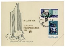 DDR 1974 Mi-Nr. 1931-1932 SSt. Leipziger Frhjahrsmesse