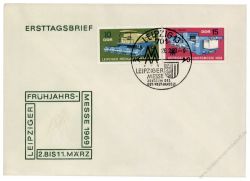 DDR 1969 FDC Mi-Nr. 1448-1449 SSt. Leipziger Frhjahrsmesse