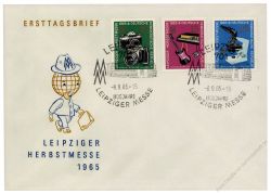 DDR 1965 Mi-Nr. 1130-1132 SSt. Leipziger Herbstmesse