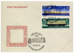 DDR 1968 FDC Mi-Nr. 1349-1350 SSt. Leipziger Frhjahrsmesse