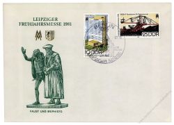 DDR 1981 FDC Mi-Nr. 2593-2594 SSt. Leipziger Frhjahrsmesse