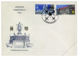 DDR 1976 FDC Mi-Nr. 2161-2162 SSt. Leipziger Herbstmesse