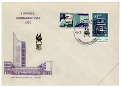 DDR 1974 FDC Mi-Nr. 1931-1932 SSt. Leipziger Frhjahrsmesse
