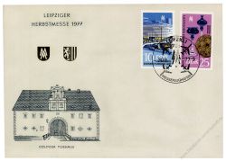 DDR 1977 FDC Mi-Nr. 2250-2251 SSt. Leipziger Herbstmesse