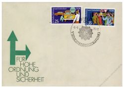 DDR 1975 FDC Mi-Nr. 2078-2082 SSt. Sicherheit im Straenverkehr