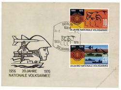 DDR 1976 FDC Mi-Nr. 2116-2117 SSt. 20 Jahre Nationale Volksarmee