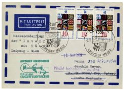 DDR 1969 Messeflug Leipzig-Wien - Mi-Nr. 1494 MeF - Leipziger Herbstmesse