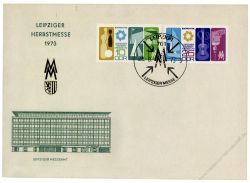 DDR 1973 FDC Mi-Nr. 1872-1873 SSt. Leipziger Herbstmesse - 2 verschiedene Sonerstempel