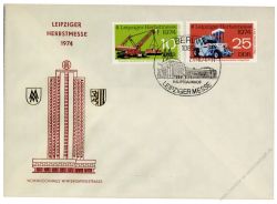 DDR 1974 FDC Mi-Nr. 1973-1974 SSt. Leipziger Herbstmesse - 3 verschiedene Sonerstempel