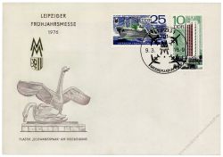 DDR 1976 FDC Mi-Nr. 2119-2120 SSt. Leipziger Frhjahrsmesse - 3 verschiedene Sonerstempel